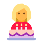 Birthday Girl With Cake Skin Type 2 icon