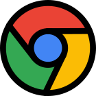 Chrome a cross-platform web browser developed by Google icon