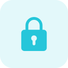 Security unlocking and locking padloch logotype layout icon