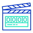 Clapperboard icon