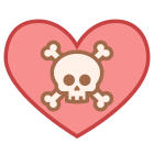 crânio-coração icon