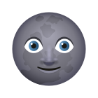 cara de luna nueva icon