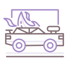 Car On Fire icon