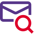 Search email message icon