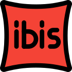 Ibis an international hotel company owned by accorhotel icon