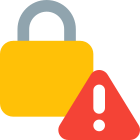 Lock Warning icon