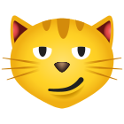 씁쓸한 미소를 짓는 고양이 icon