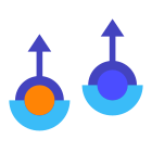 2 本指で上にスワイプ icon