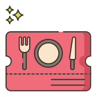 Карточка постоянного клиента ресторана icon