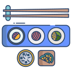 Sushi au saumon icon