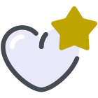 corazón favorito icon