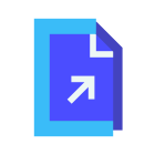 シンボリック リンク ファイル icon