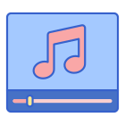 Clip musical icon