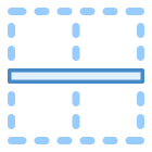 Grenze horizontal icon