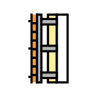 Wall Insulation Layer icon