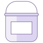 Paint Bucket With Label icon