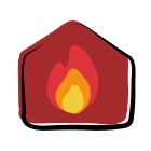 Feuerwehrstation icon