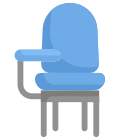 Desk chair icon