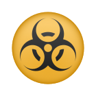 Biohazard-Emoji icon