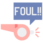 Foul icon