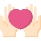 Hands Holding Heart icon