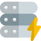 Powering up server system compatible with low energy efficient icon