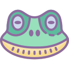 visage de grenouille icon