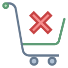 Clear Shopping Cart icon