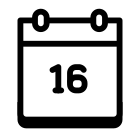 Calendário 16 icon