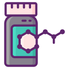 外部メタンフェタミン中毒-フラティコン-線形カラー-フラットアイコン icon