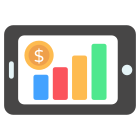 mobile statistics icon