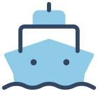 Wassertransportweg icon