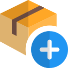 external-add-parcel-item-from-logistic-website-portal-delivery-shadow-tal-revivo icon
