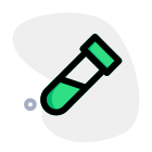 Chemical pathology lab for blood testing and other experiment icon