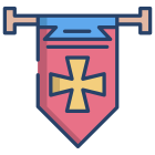 Cross Flag icon