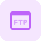 FTP Access on a local server computer connected to an enterprises icon