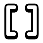 Square Brackets icon