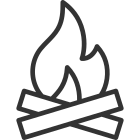 Camping Fire icon