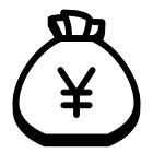 Geldbeutel Yen icon