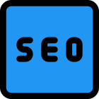 Search engine optimization for enhancing content online icon