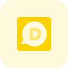 Disqus social integration, social networking, user profiles, spam and moderation tools service icon