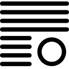 Statistics and graphical information representation layout icon