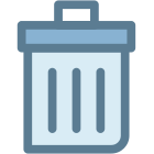Garbage can icon