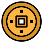 Chinese Coin icon