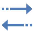 Setas horizontais de classificação icon