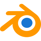 Blender is a free and open-source three dimensional computer graphics software icon