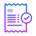 有料の請求書 icon