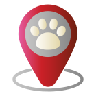 外部动物 Cretype 兽医和宠物扁平 CreType-扁平颜色 CreType-14 icon