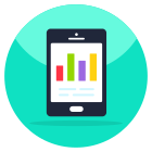 Mobile Business Report icon