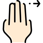 Drei Finger icon